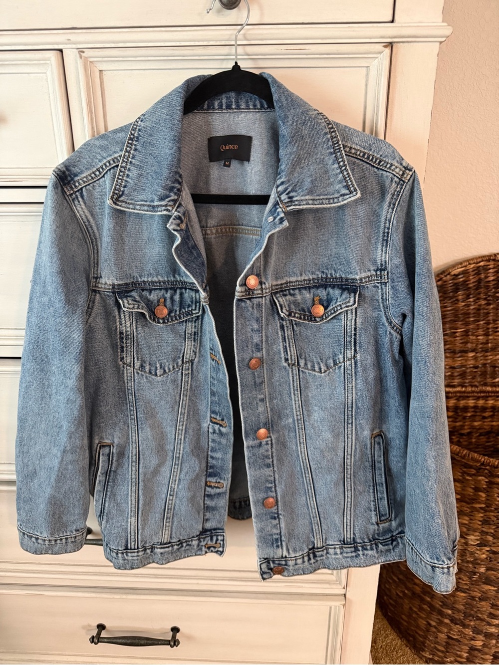 Quince oversized denim jacket